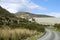 Kouris dam, Cyprus overflowing in winter