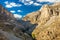 Kourtaliotis Gorge in Crete island