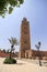 Koutubia Mosque and Minaret in Marrakesh, Morocco