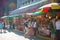 Kowloon, Hong Kong - September 23, 2016 : Incense shop in front