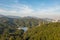 Kowloon Reservoir Dam Aerial view, Kam Shan Country Park 28 Nov 2021