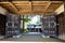 Koyasan, Japan - November 20, 2019: A gate of Koyasan Shingon Sect Main Temple Kongobu-ji in Koyasan, Japan