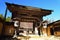 Koyasan, Japan - November 20, 2019: View entrance and exit of Koyasan Shingon Sect Main Temple Kongobu-ji in Koyasan, Japan