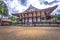 Koyasan - June 04, 2019: Dai Garan Buddhist temple in Koyasan, Japan