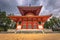 Koyasan - June 04, 2019: Dai Garan Buddhist temple in Koyasan, Japan