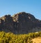 Kozi hrb and Ostra veza mountain peaks in Vysoke Tatry mountains in Slovakia