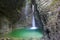 Kozjak waterfall in Kobarid, Julian Alps in Sloven