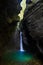 Kozjak waterfall in the National Park of Triglav, Julian Alps, S