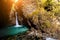 Kozjak waterfall in Slovenia