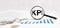 KPI Key Performance Indicator text acronym word throgh magnifying glass lens on office desk table. Business KPI