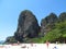 Krabi Beaches and Islands Thailand, limestone rock formations