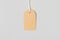 Kraft clothing tag, gift tag mockup