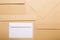 Kraft paper envelopes.White paper envelopes