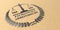 Kraft Paper Letter Emblem Fachanwalt Arbeitsrecht