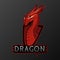 Kragon Dragon logo gaming logo