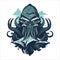 Kraken octopus squid mascot sport gaming esport logo template for squad team club