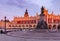 Krakow. The building of cloth rows in the central square.