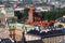 Krakow cityscape with church. Day photo