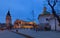 Krakow. Night view of the old town