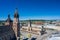 Krakow Old Town Aerial View. Main Market Square Rynek, old cloth hall Sukiennice, St. Mary`s Basilica Bazylika Mariacka.