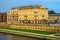 Krakow, Poland - Cracow Old Town, panoramic view of the newly renovated historic Podgorze district by the Vistula river