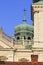 KRAKOW,POLAND - JULY 27, 2019: Detail of the facade of Camaldolese Hermit Monastery