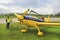 KRAKOW, POLAND - JUNE 09, 2016: Vintage plane at the sport airport