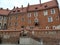 Krakow / Poland - March 23 2018: The territory of the Wawel Castle. Towers and walls, cathedral, royal palace