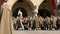 KRAKOW, POLAND - Military Band on main square of Krakow during annual Polish national