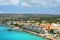 Kralendijk, capital city of Bonaire view from cruise ship