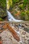 Kralicky vodopad waterfall at Kremnicke Vrchy mountains