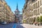 Kramgasse street with Zytglogge - Tower clock in Bern