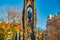 Kranner Fountain, neo-gothic monument in Prague, Czech Republic