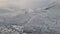 Krasnaya Polyana village, surrounded by mountains covered with snow