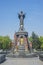 Krasnodar, Russia - April 10, 2019: Saint Catherine Bell at the Central district of Krasnodar. Monument of holy Great Martyr
