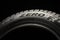 Krasnoyarsk, Russia, November 23, 2020: Pirelli ice zero fr-new winter friction tire, lettering on the side of the wheel