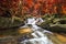 Krathing Waterfall in the deep forest , Chanthaburi province Thailand