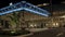 Kravis Center Performing Arts valet ramp entrance night footage