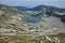 Kremenski lakes, view form Dzhano peak, Pirin Mountain