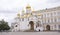 Kremlin. Blagoveshchensky cathedral. Tourists visiting the sight