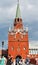 Kremlin gate through Troitskaya Tower, Moscow