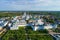 Kremlin of Rostov the Great on a sunny July day aerial photography