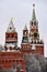 Kremlin Towers Covered Snow - Moscow Kremlin