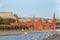 Kremlin view, Moskva river, Moscow center,