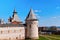 Kremlin walls in Rostov Veliky Yaroslavl oblast in Russia