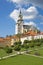 Kremnica  - The outlook to castle and St. Catherine church and the town