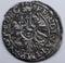 Kreutzer medieval silver coin 1563 on white background