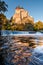 Kriebstein castle over water