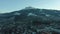Kriens City and Pilatus Mountain in Winter. Switzerland. Aerial View