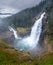 Krimml Waterfalls, Krimmler Wasserfalle,in High Tauern National Park, Austria. Krimmler Ache river falls. Beautiful